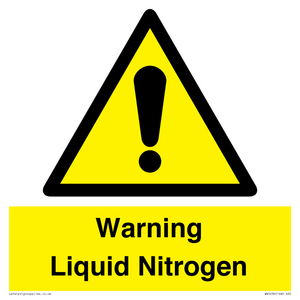 Liquid Nitrogen Warning